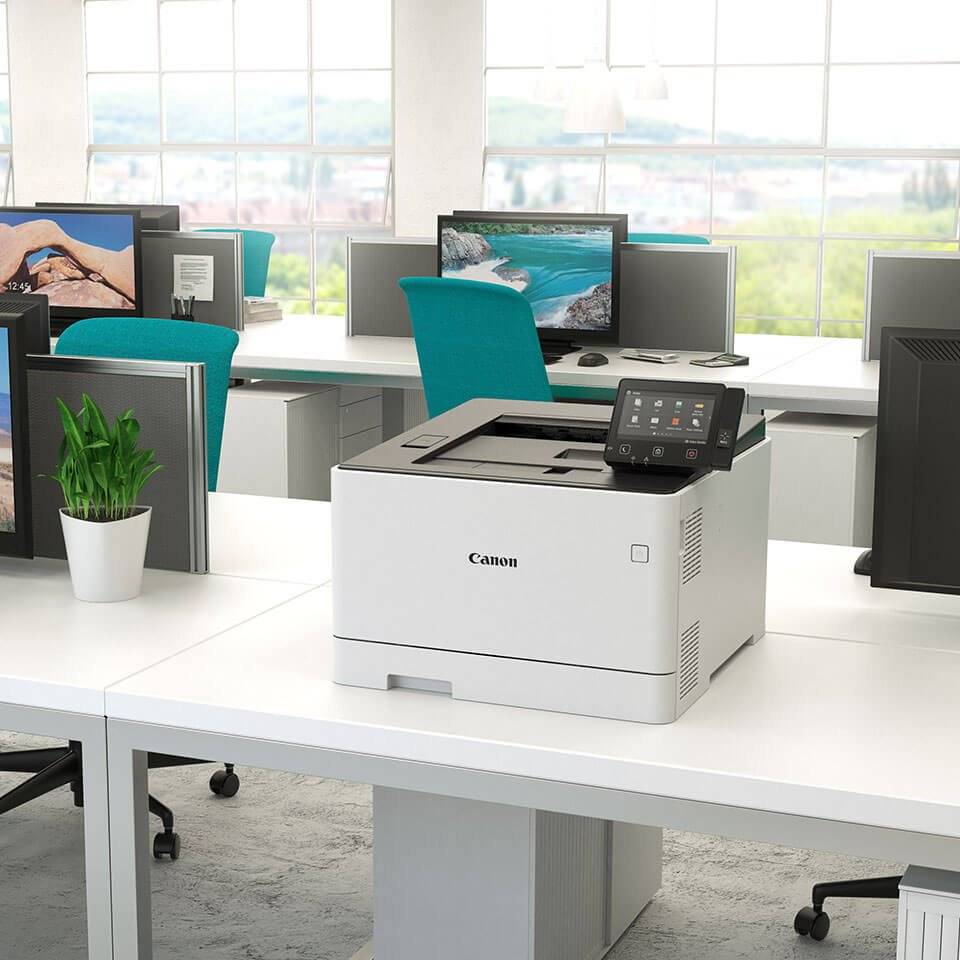 impresora láser blanco y negro