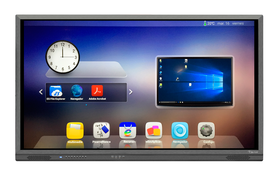Monitor Interactiu Traulux TLM 65" - 75” 4K